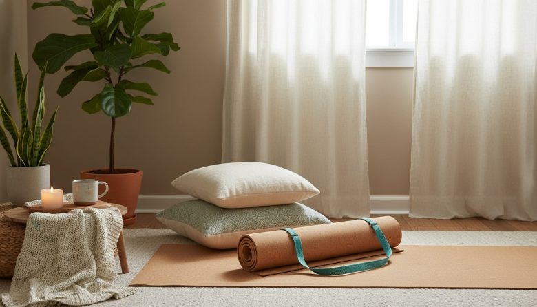 How to Set Up a Cozy Home Space for Gentle Yoga